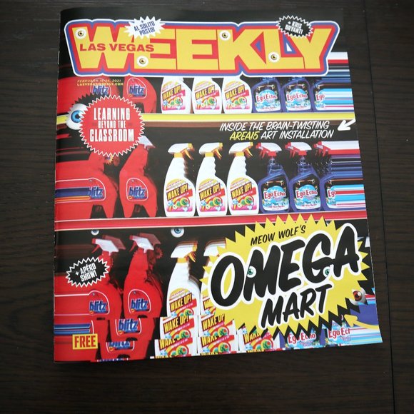 Las Vegas Weekly Magazine Omega Mart Meow Wolf Feb
